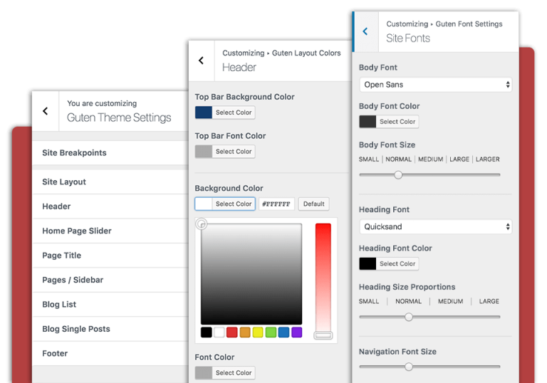 Guten WordPress Theme - Kaira