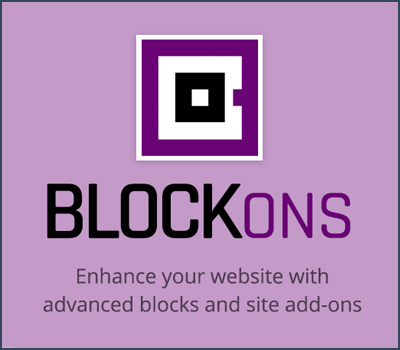 Blockons WordPress plugin for advanced WP editor blocks