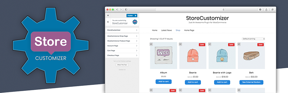 StoreCustomizer - Edit all your WooCommerce Store Pages