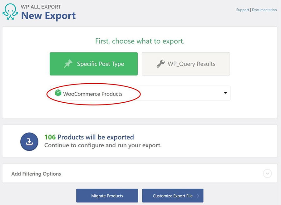 WP All Export - WooCommerce Product Exports