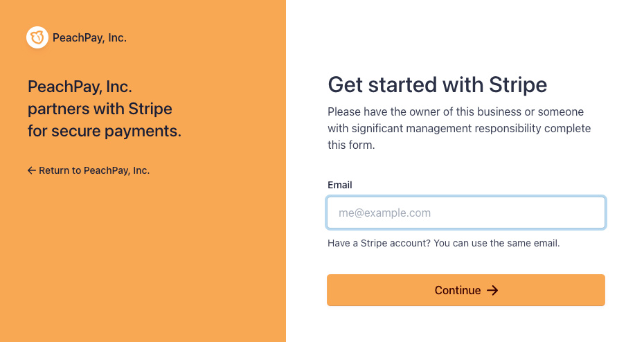 Connect your Stripe Account to PeachPay for WooCommerce