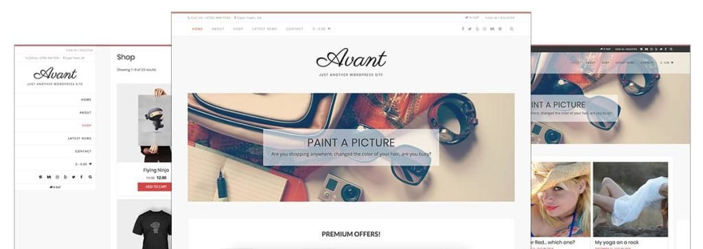 Avant WordPress Theme - Kaira