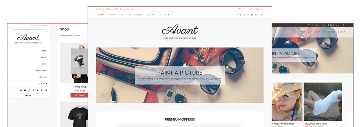 Avant is a highly customizable, multipurpose WordPress theme