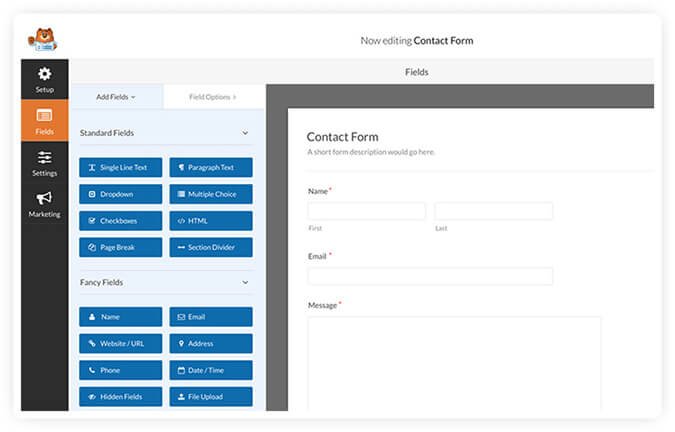 WPForms - Customizable WordPress Forms Plugin