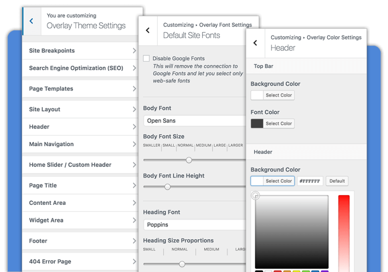 Overlay WordPress Theme - Kaira