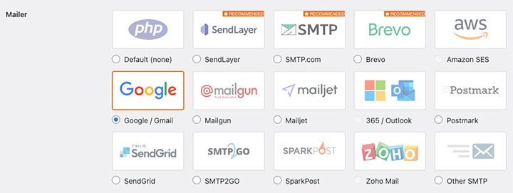 WP Mail SMTP - Choose your SMTP email Provider - improve WordPress email deliverability