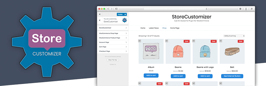 StoreCustomizer - WooCommerce plugin to customize all your WooCommerce store pages