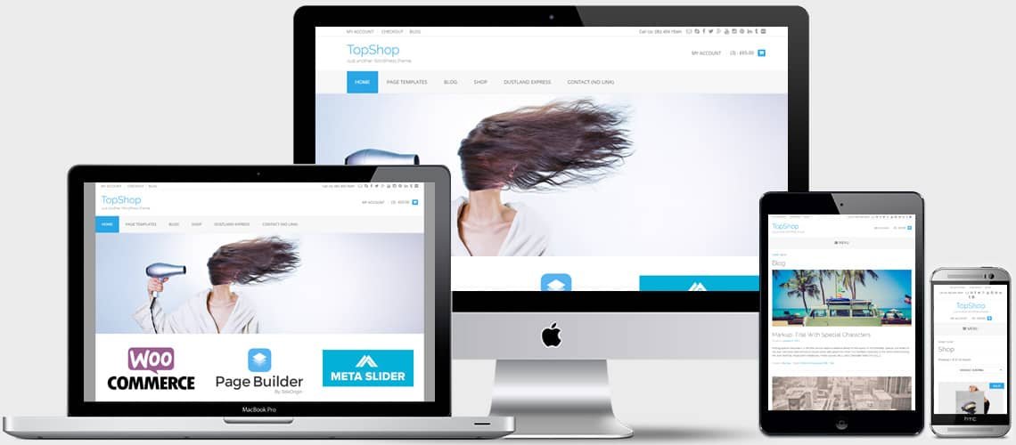 TopShop - A Free Responsive WordPress theme