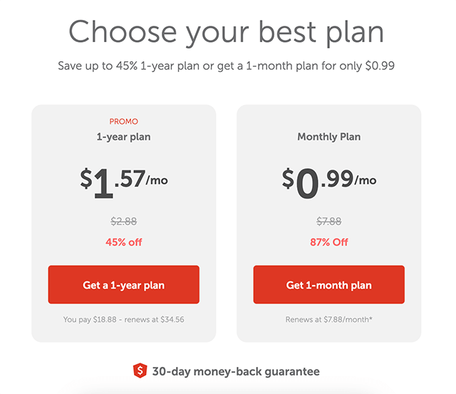 FastVPN Pricing